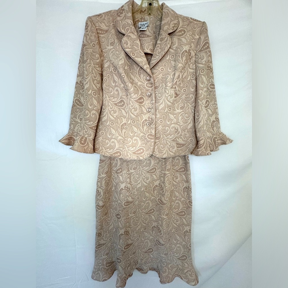 Dorby Suit Jacket & Skirt - Size 6